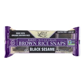 UD_Edward And Sons Brown Rice Snaps - Black Sesame - Case Of 12 - 3.5 Oz.