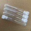 25 X Plastic Test Tubes,100mm X 16mm,Complete With Push Caps