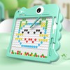 Magnetic Doodle Board Dinosaur Shape Dust Free Dot Art Preschool