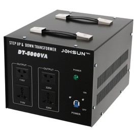 ZHFEISY 5000-Watt Voltage Converter Transformer - Heavy Duty Step Up/Down - 110V/220V
