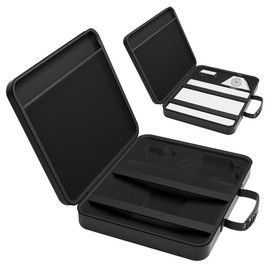 EAZUSE Ultra-light Starlink Mini Case, Leathery Lightweight Travel Case for Mini Starlink with Molded Foam for Mini Accessories, Slim Travel Bag