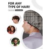Years calm Shower Cap Reusable Waterproof for Men, Dual-Layer Design,