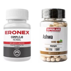 Superlabs Estres Y Eronex Complejo Herbal Prostata 30cp Sabor Sin sabor