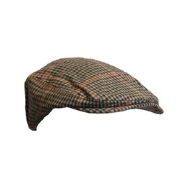 WALKER AND HAWKES - Wool Blend Braxton Flat Cap - Cream - L (59cm)