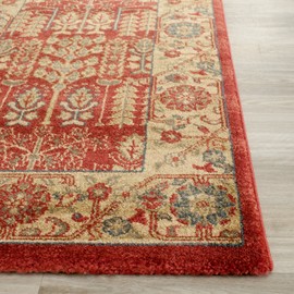 Safavieh Mahal Collection MAH697A Traditional Oriental Runner, 2'2" x 8' , Red / Natural