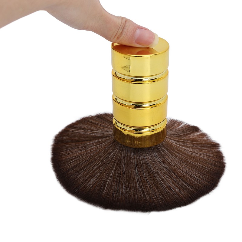Barber Neck Duster Brush Soft Gentle Electroplating Process Professional Neck