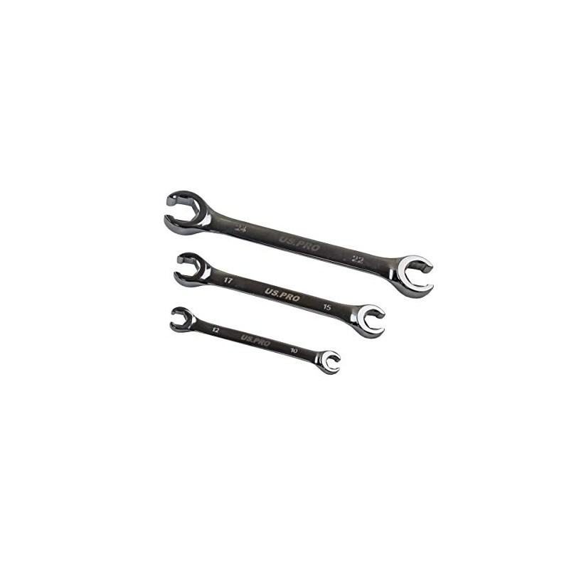 BERGEN 6PC Metric 6 Point Flare NUT Wrench Set B1977