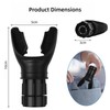 LVNEHAL Breathing Trainer, Portable Lung Breathing Exerciser, Adjustable Resistance Handheld