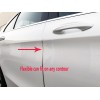 MyFrameAccessory 4pcs CHROME DOOR EDGE GUARD Flexible Protection Trim Molding