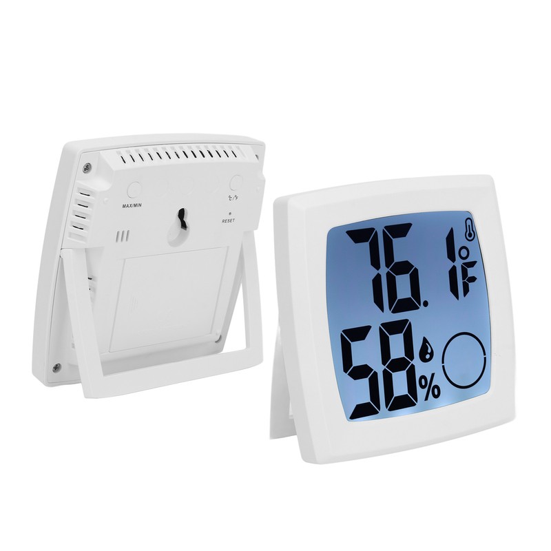 Multifunctional Indoor Thermometer Tabletop Thermo Hygrometer Minimalist Digital Hygrometer