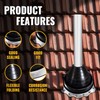 VIVIDA #3 EPDM Metal Roof Pipe Flashing Boot, Flexible Roof
