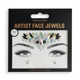 Makeup Revolution London, Artist Collection, Stick-On Face Jewels, For Festivals and Parties, 1 Pack