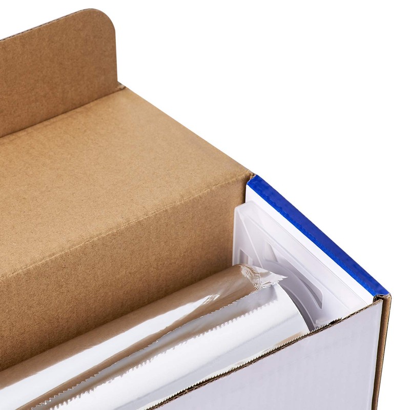 Karat FW-AFR205 18"x 500' Standard Aluminum Foil Roll, Silver