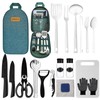 Camping Cooking Utensils Set- Camping Essentials Cookware Camp Accessories Gear