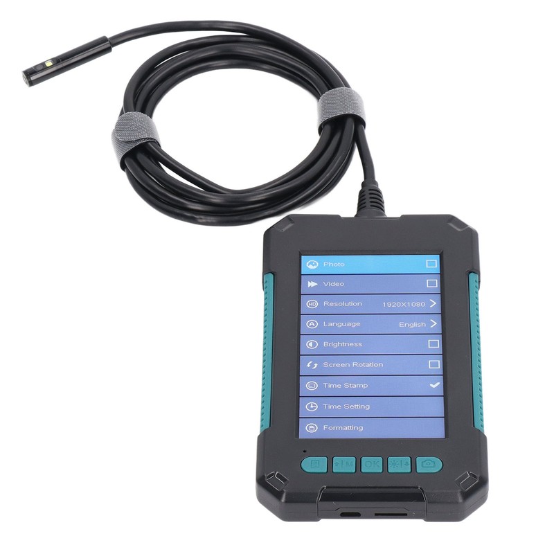 8mm Lens Digital Endoscope 4.3in IPS Screen Industrial Inspection Camera