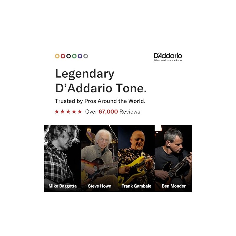 D'Addario | 80/20 Bronze | Cuerdas para Guitarra Acústica |