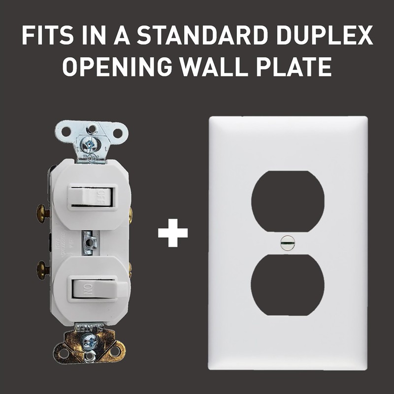 Legrand Pass & Seymour 696WGCC6 Combination Switch, One 15 Amp