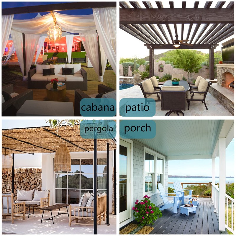 BONZER Extra Wide Waterproof Outdoor Curtains for Patio Heavy Privacy