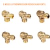 BE-TOOL Check Valve Compressor Check Valve 3-Way Air Compressor Valve