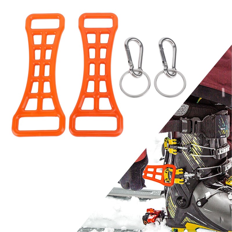 NOENNULL 2 Pieces Ski Boot Buckle Assist Tool Shoes Buckle