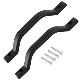 Laroal 2 Pack RV Grab Assist Handle,RV Door Handle Armrest,Entry Door Assist Bar for RV Camper Trailer (Black)
