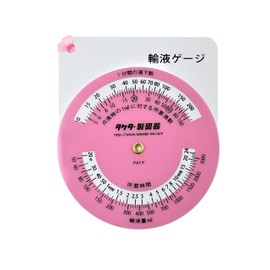 Infusion Gauge Round Pink 25-3050