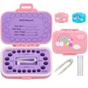Caffox Tooth Holders for Kids Keepsake, Baby Teeth Keepsake Box,
