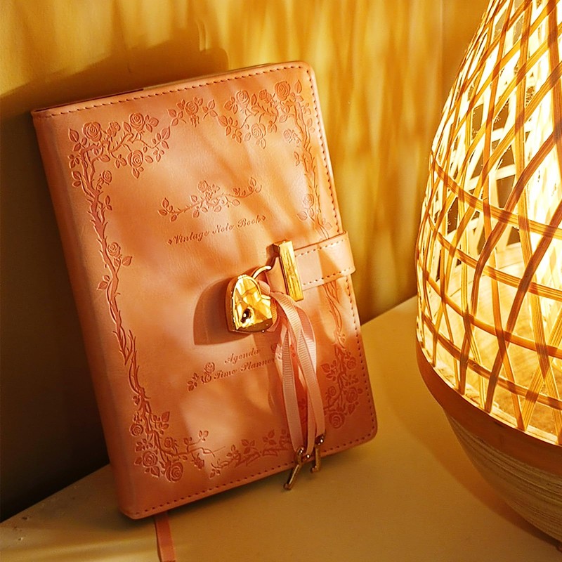 Lockable Notebook, Lockable Diary B6, Diary, Cute Diary with Lock,