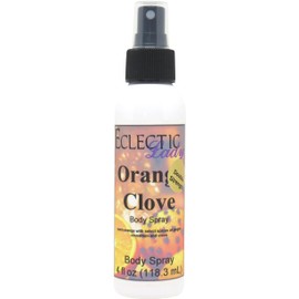 Eclectic Lady Orange Clove Body Spray, Double Strength, 4 ounces, Body Mist for Women with Clean, Light & Gentle Fragrance, Cologne with Soft, Subtle Aroma For Daily Use