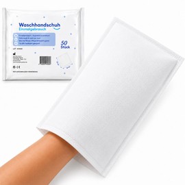 200 Disposable Wash Cloths Ultra Soft - Non-Woven Fabric Padded - For Medical Care and Hygiene - White - Le Pro des Medical