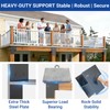2-Pack 6x6 End Post Cap Tie Brackets (Actual 5.5"), Ultra-Heavy