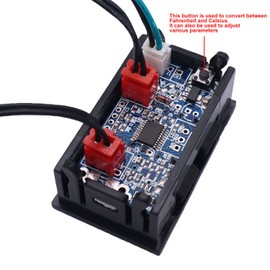 weideer Digital Thermometer Dual LED Display Fahrenheit to Centigrade Adjustable DC 4-28V -67~+248℉/-55～+120℃ High Accuracy Temperature Gauge Sensor with 2 Waterproof NTC Probes K-017