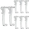 10pcs 3-1/4" Valance Clips for Faux Wood Blinds Dirsty Cover