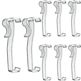10pcs 3-1/4" Valance Clips for Faux Wood Blinds Dirsty Cover Holder Clips