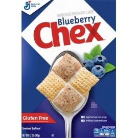 Blueberry Chex Cereal, Gluten Free Breakfast Cereal, Made with Whole Grain, 12oz