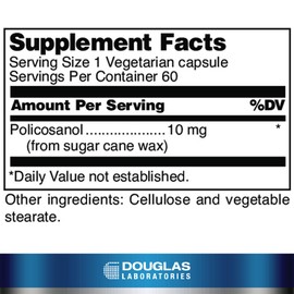 Douglas Laboratories Policosanol | Supports Healthy Lipid Metabolism | 60 Capsules
