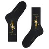 Burlington Nutty Nutracker Cotton Socks, Black 3000.