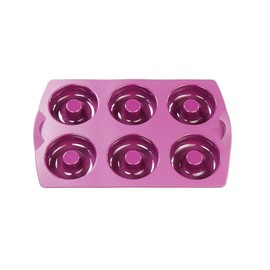 TUPPERWARE Backen Silikonform Donut/Bagel lila Backform Silikon Diabolo