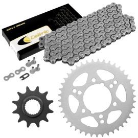 Caltric Drive Chain & Sprockets Kit for Polaris Trail Blazer 250 1995 1996 1997 98 1999