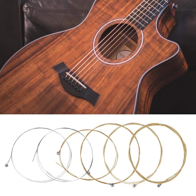 Guitar Strings Set, 6 Strings, Acoustic Guitar Strings Stainless Steel,