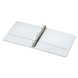Cardinal SpineVue Locking Round Ring Binder, White (16703V2),"1.5"""