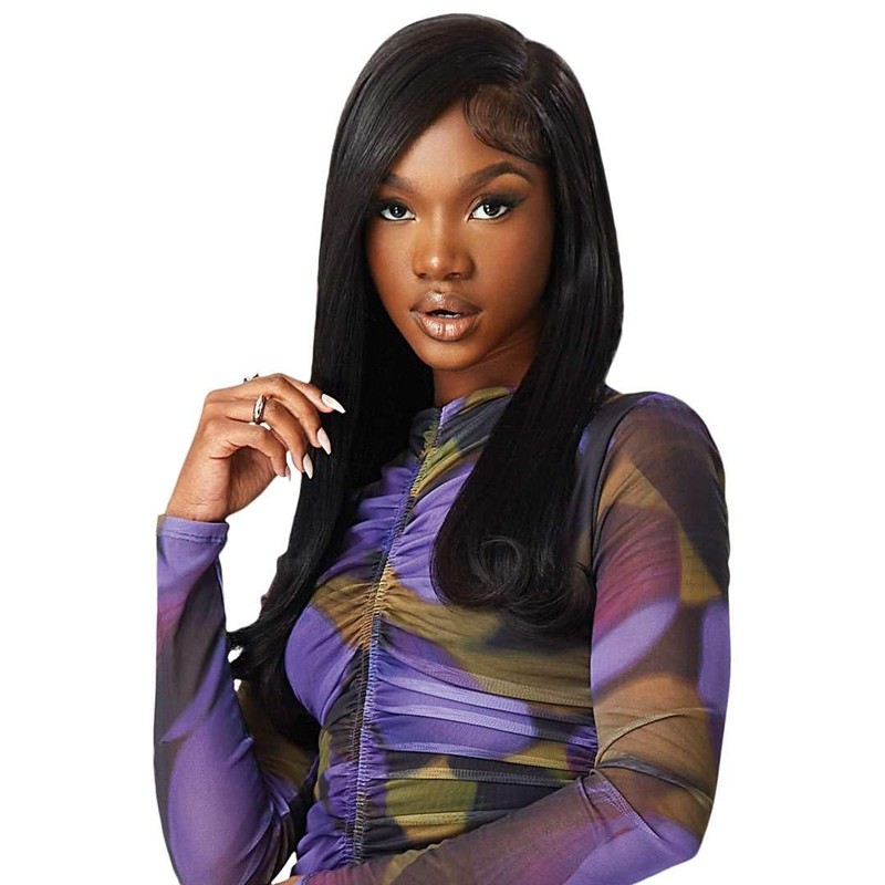 Outre 100% Human Hair Purple Pack Yaki 10" (1 Pack,