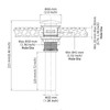 JONKEAN Bathroom Pop Up Drain with Overflow,Vanity Vessel Sink Drain