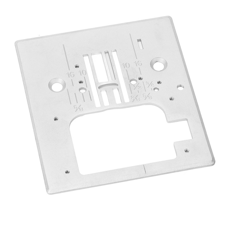 Sewing Machine Needle Plate 7.6x8.4cm Steel Needle Throat Plate for