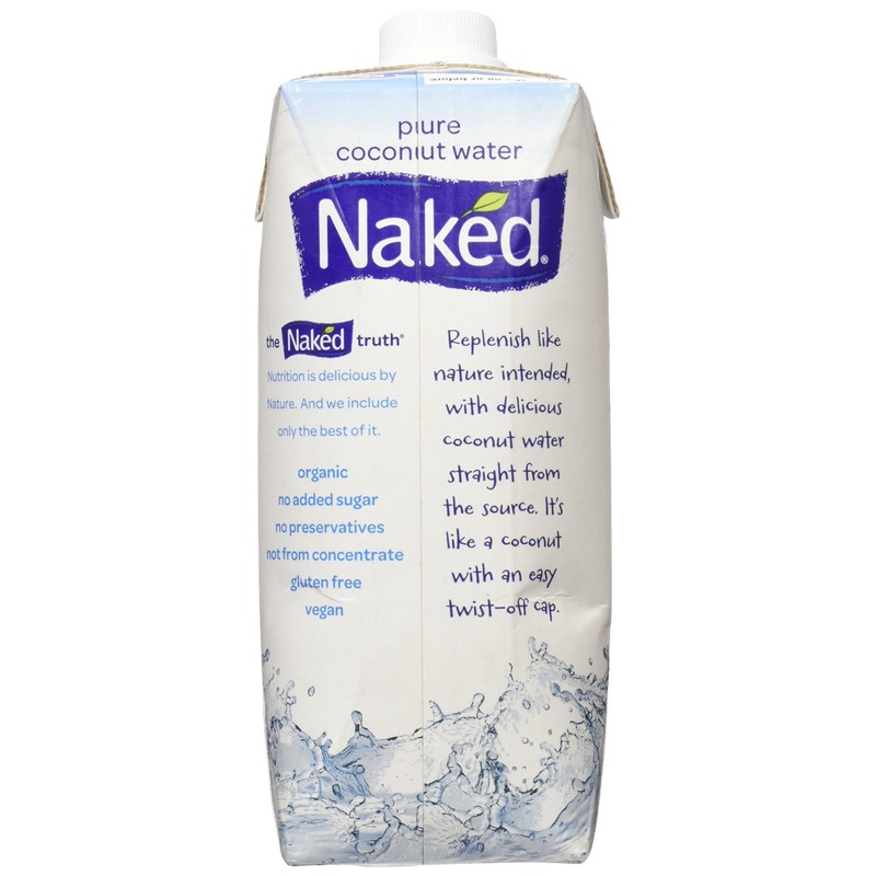 NAKED JUICE 100% Pure Organic Coconut Water, 16.9 Oz