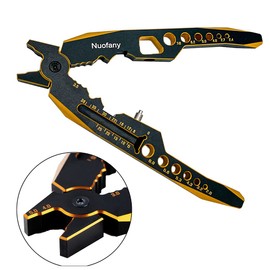 RC Shock Absorber Pliers 4 in 1 Multifunctional and 1/10 Wheel Wrench Tools for 1/8 1/10 Traxxas HSP Arrma Axial Losi Redcat RC Cars Trucks Rock Crawler