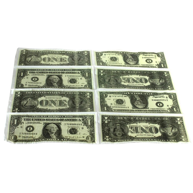 CUCUBA 10 Napkins Double Veiled Party Birthday Theme Banknote 1