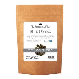 The Republic of Tea — Milk Oolong Full-Leaf Loose Tea, 1 lb Bulk Bag, Steeps 200 Cups