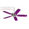 Pink Skull Bones - Ceiling Fan Skin Kit fits most