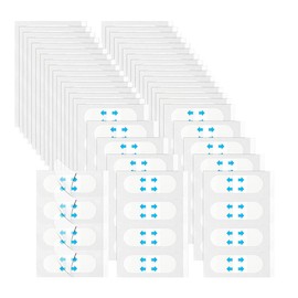 KEQAR 80 Stück Facelifting Aufklebers, Unsichtbare Facelifting Tape für V-Form Gesicht, Lift Gesicht Aufkleber, Verbergen von Gesichtsfalten, Lifting Schlaffe Haut, Make-up-Facelifting-Tools